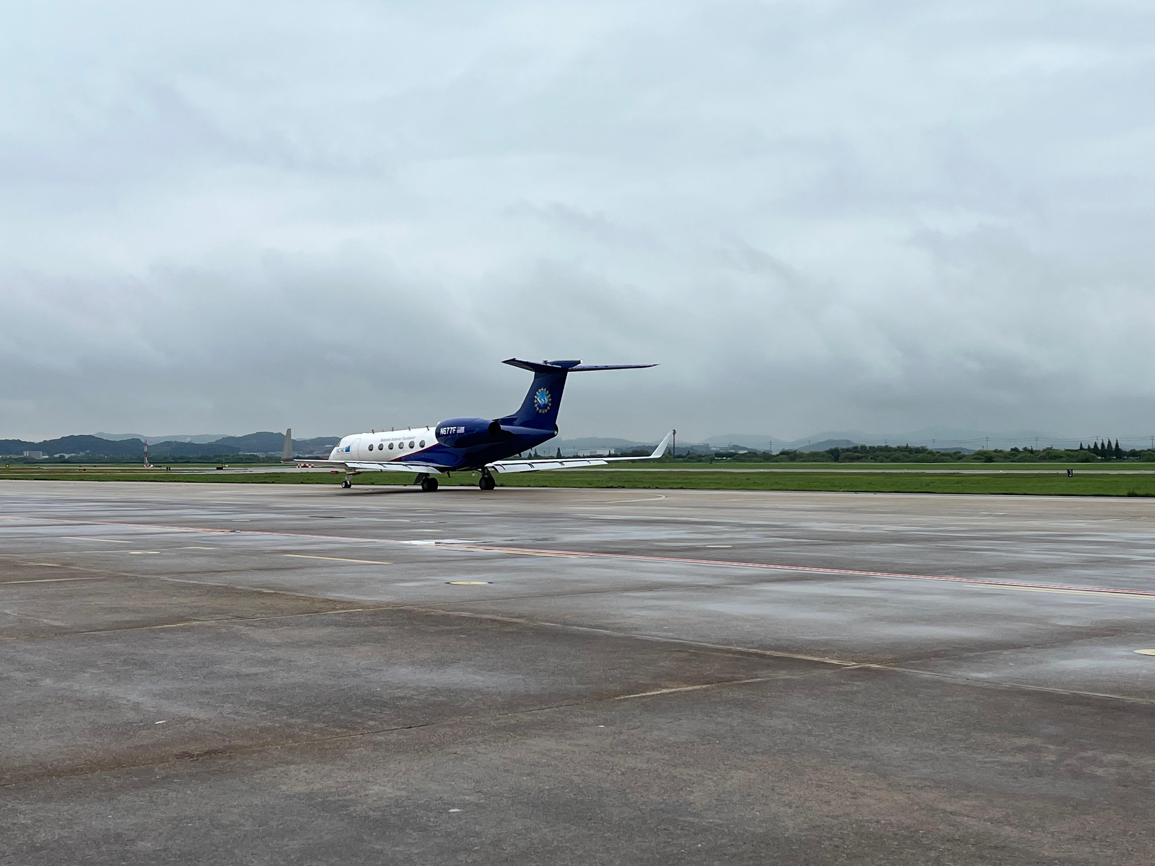 The #ACCLIP final GV research flight took off from #Osan this morning. #NSFfunded #NSFGEO @NCAR_ACOM  @UMiamiRSMAS @ncareol  @NOAA_ESRL   #NASA @NCAR_Science  #AsianSummerMonsoon #AtmosphericChemistry #HIAPER - August 31, 2022 (Laura Pan)