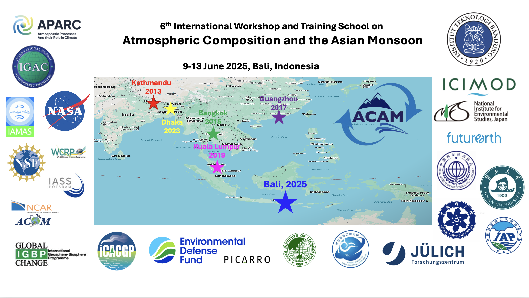 ACAM workshop in Bali, Indonesia; June 2025