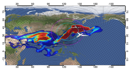 A conceptual illustration of the Asian regionally-refined grid and relevance to ACCLIP.