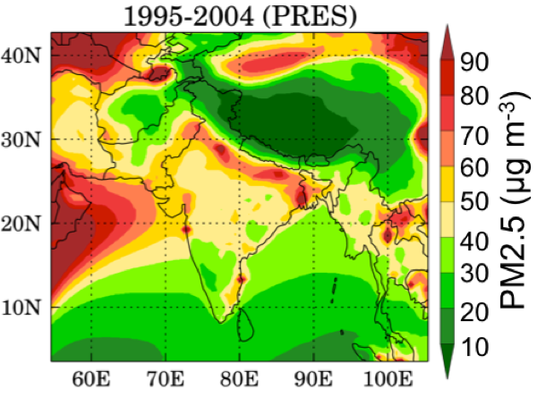 PM2.5 south Asia