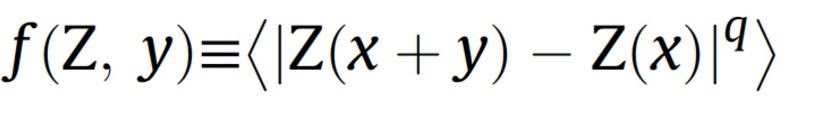 Spatial structure functions