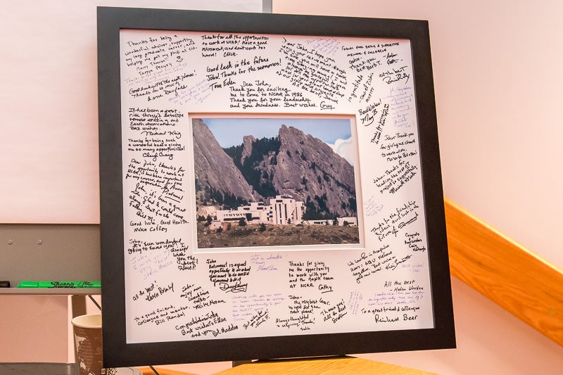 Signed memento of NCAR