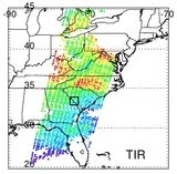 MOPITT satellite overpass on October 22, 2008.