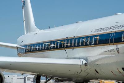 NASA DC-8 with instruments