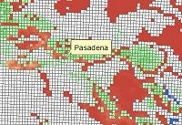 Pollen distribution in Southern California