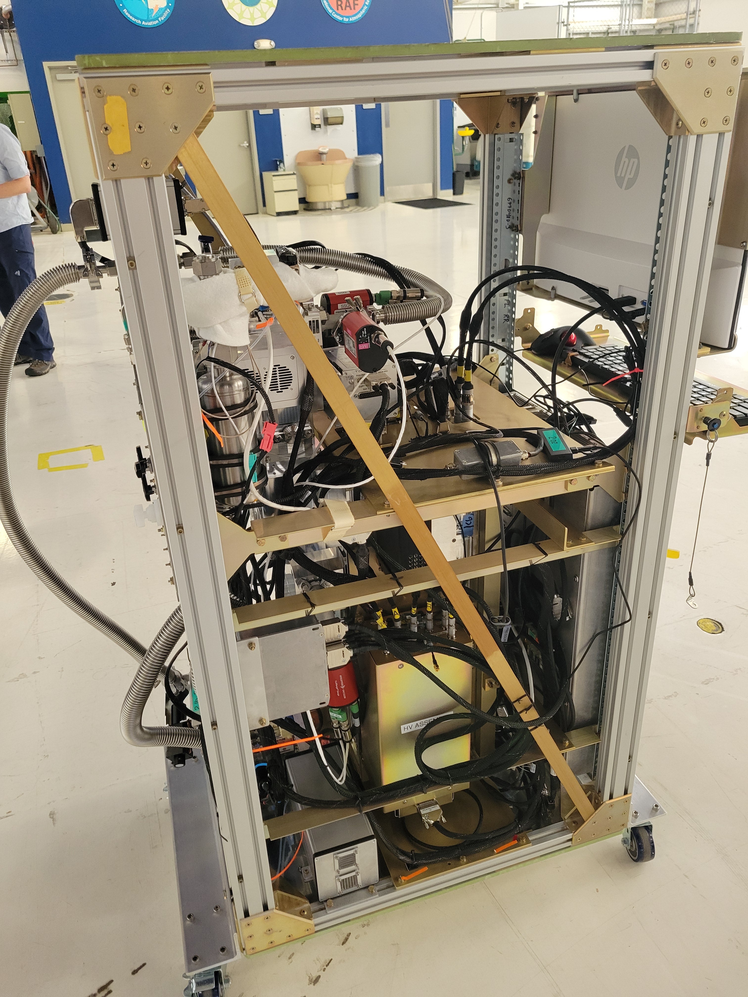 ACOM CIMS mounted in flight rack