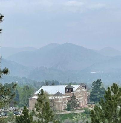 Smoky, hazy air over Chautauqua (Credit: Pieternel Levelt)