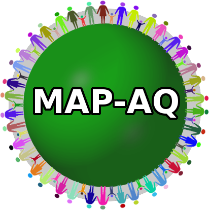 Monitoring, Analysis, and Prediction of Air Quality logo. Family Holding Hands Circle Prismatic by GDJ at https://openclipart.org/detail/275991/family-holding-hands-circle-prismatic