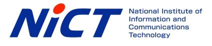 NiCT logo