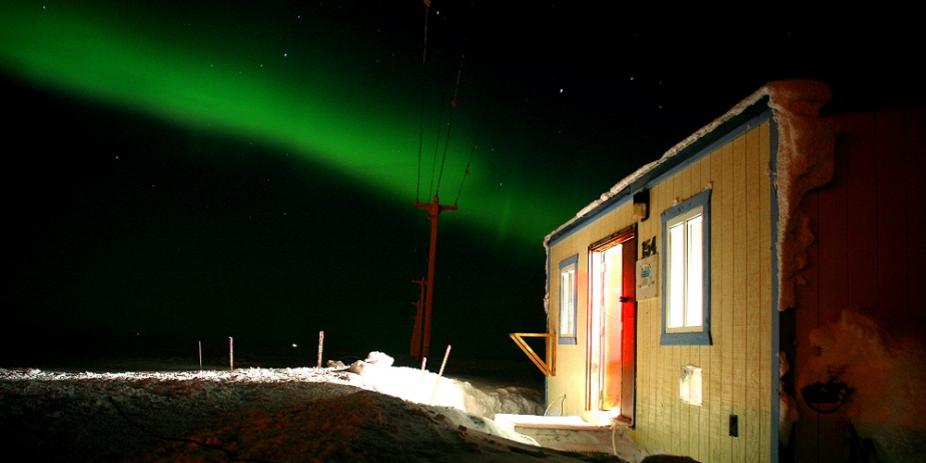 Northern lights in the Arctic (courtesy: Kerri Pratt at the University of Michigan Ann Arbor)