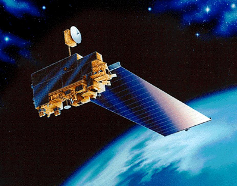 Terra satellite in orbit