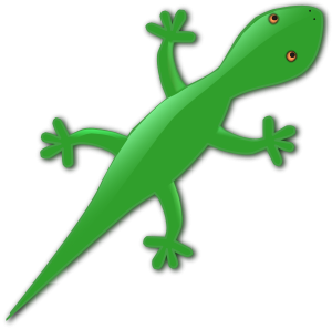 Lizard by genma Created2016-03-14 Description: lagartixa verde - green gecko. https://openclipart.org/detail/243979/lizard