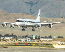 Landing in Boise, Idaho.