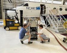 Preparing the GV research aircraft for ACCLIP.