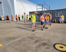 Waiting for the GV to land, August 4 (Ren Smith)