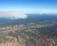 Castle Fire 8-13-2019. Photographer: Rebecca Hornbrook.