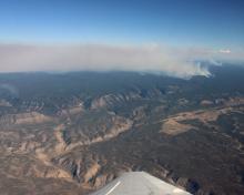 Castle Fire 8-13-2019. Photographer: Rebecca Hornbrook.