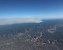 Castle Fire 8-13-2019. Photographer: Rebecca Hornbrook.