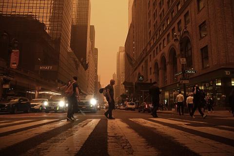 Wildfire Smoke in New York City, NY