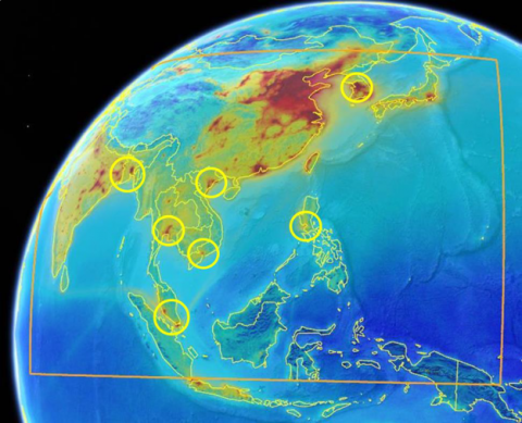 ASIA-AQ study region