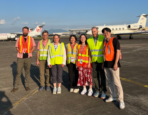 ACOM Scientists with GIII Plane