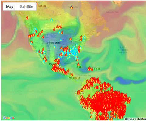 WACCM Chemical Map for September 23, 2024