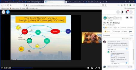 Frank Flocke describes the formation of ozone from sunlight, NOx, and VOCs.