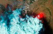 Nabro eruption, Eritrea; NASA image.